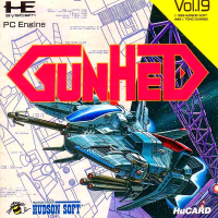 Gunhed JP PC Engine JP box art